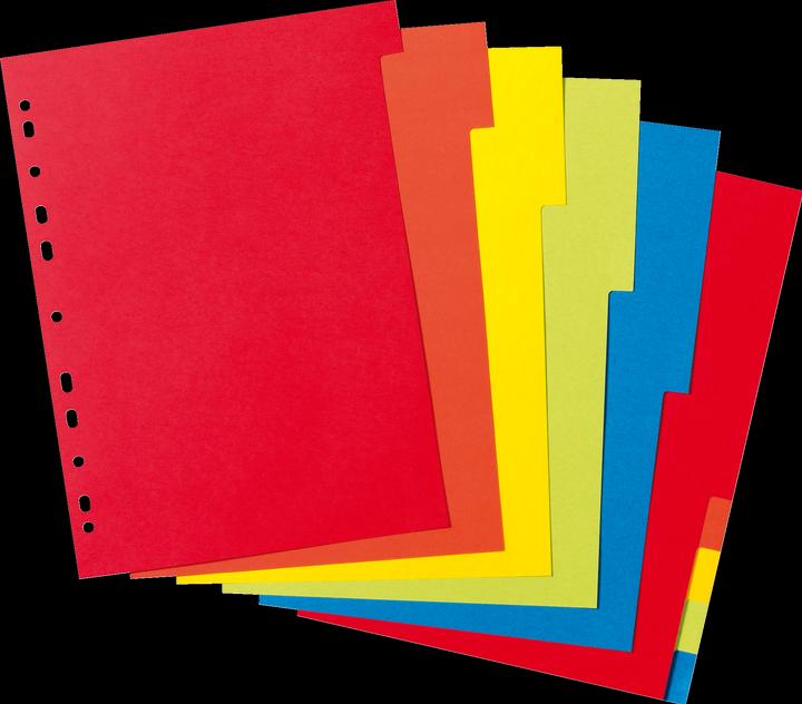 Produktbild Herlitz 11078086 Register 10-teilig, A4, farbintensiver Manilakarton