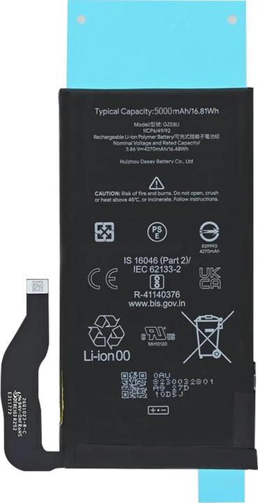 Image du produit Google Batterie GZE8U pour GVU6C, GQML3 Pixel 7