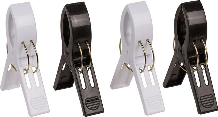 Image du produit Magni Pinces à linge grande noir et blanc 4pcs