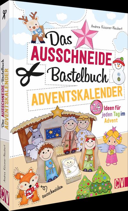 Actual product image The Advent Calendar Cut-Out Craft Book