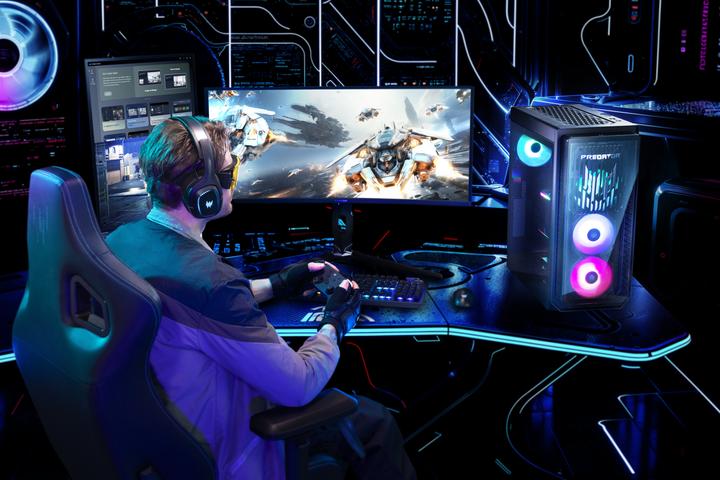 Actual product image Acer Predator Orion 7000 PO7-660 IU9K85814 gaming pc (64 GB, 2000 GB, GeForce RTX 5080)