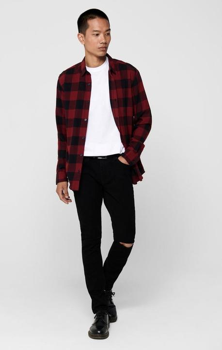 Actual product image Only & Sons Kariertes Langarmhemd (XS)