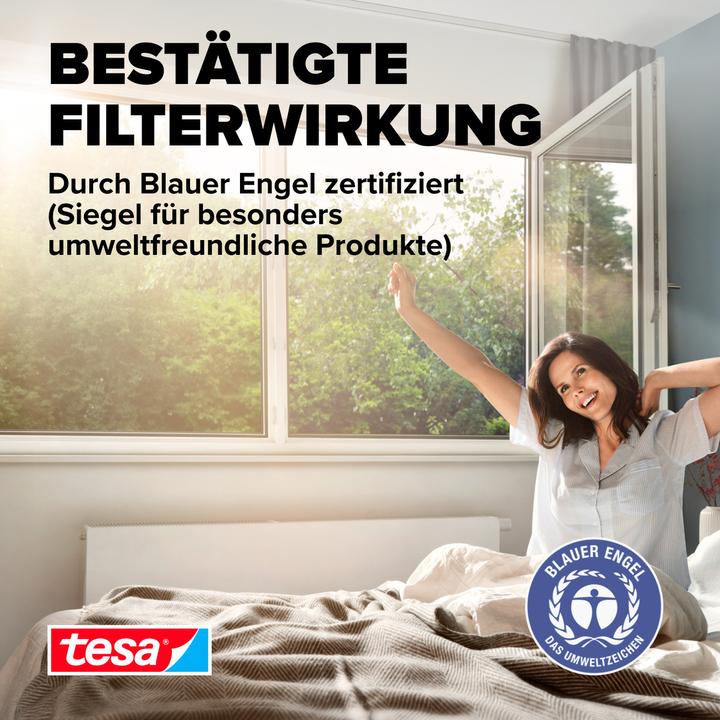 Immagine prodotto tesa Griglia anti-polline, per chi soffre di allergie, richiudibile con nastro velcro autoadesivo (130 x 150 cm)