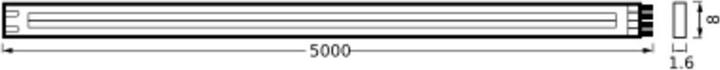 Actual product image Ledvance Cob Strips (Warm white, 500 cm, Indoor)