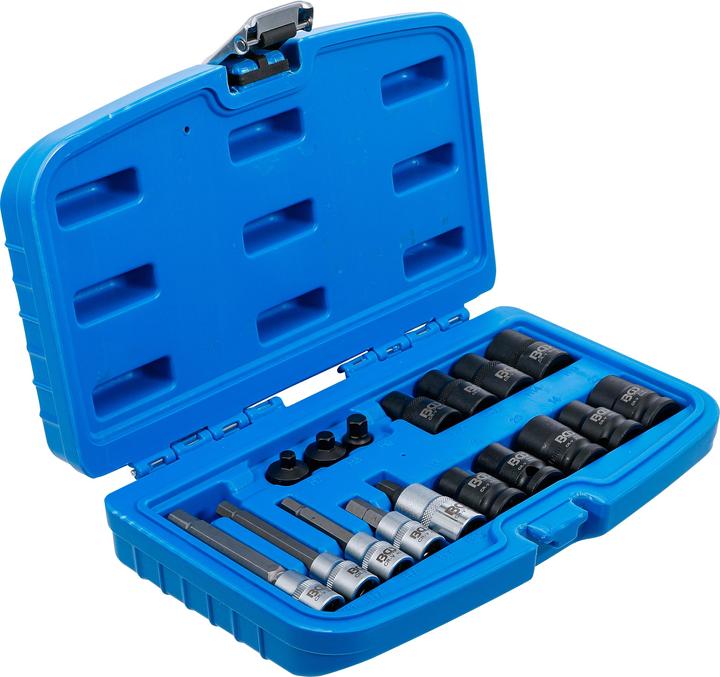 Actual product image BGS Brake calliper socket spanner and bit set | 17 pcs. (Brake Caliper)