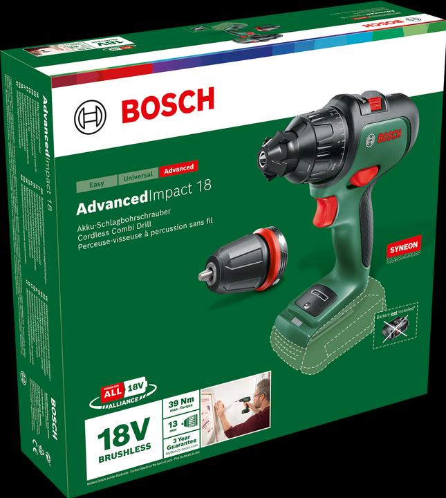 Actual product image Bosch Home & Garden AdvancedImpact 18 (Rechargeable battery operated)
