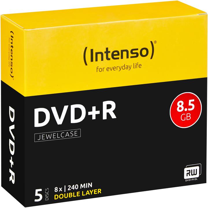 Image du produit Intenso DVD+R DL 8.5GB/240min (5 x)