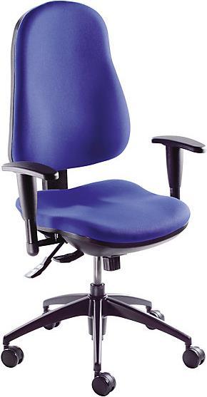 Actual product image eurokraft pro Intervertebral disc swivel chair, backrest height 520 mm
