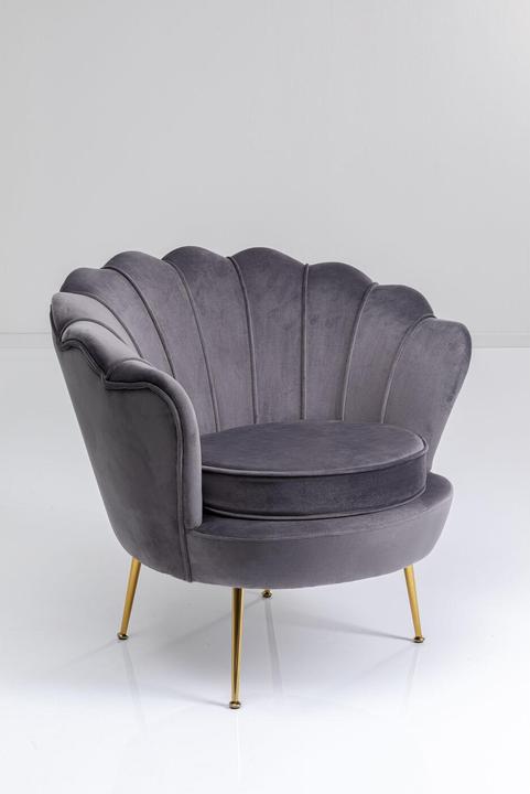 Actual product image Kare Design Armchair Water Lily Grey