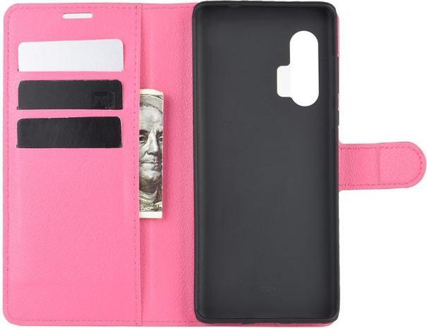 Actual product image MU Classic Litchi Leather Bookcover Series (Motorola Edge+)
