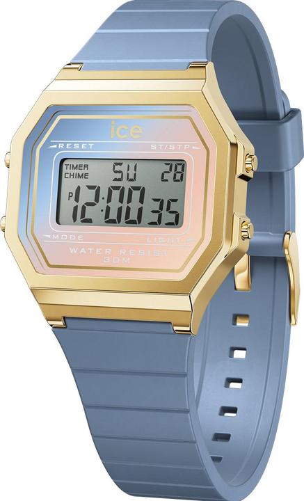 ICE Watch ICE-Watch ICE digit retro - Blue majestic - Small Armbanduhr (Digitaluhr, 32 mm)