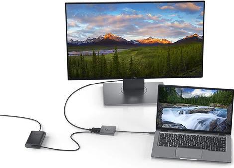 Actual product image Dell USB-C to (HDMI, DP, 18 cm)