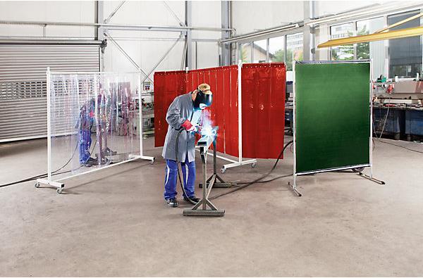 Image du produit kaiserkraft Paroi de protection pour soudeurs PREMIUM, mobile