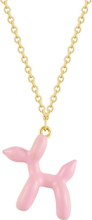 Glanzstücke München Damen Halskette Ballon-Hund - 36264 (Sterling Silber, 40 - 45 cm)
