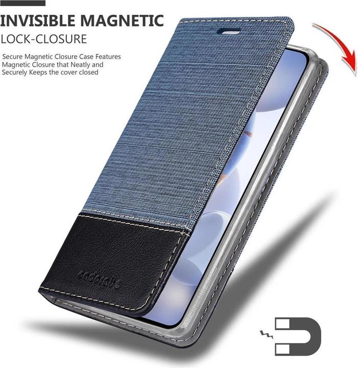 Produktbild Cadorabo Book Jeans Optik Cover (LG K30)
