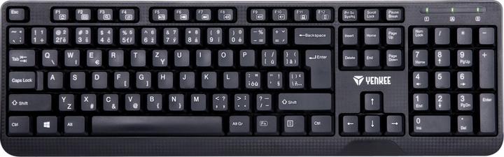 Immagine prodotto Yenkee Tastiera 1002CS con cavo Nero CZ + SK (YKB 1002CS) (DE, Cablato)