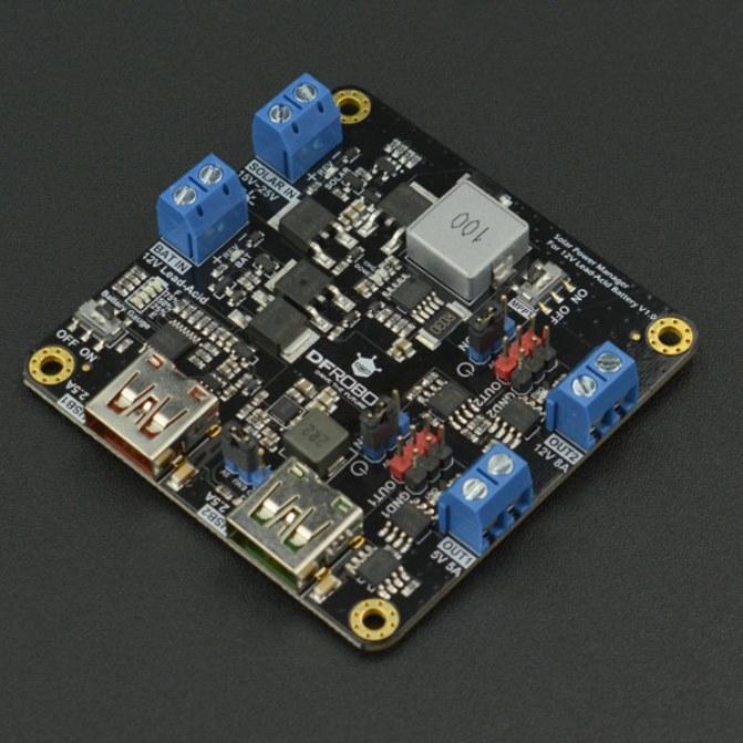 Image du produit DFRobot Gestionnaire d'énergie solaire pour batteries au plomb 12V