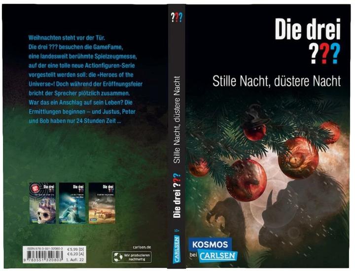Produktbild Die drei???: Stille Nacht, düstere Nacht (Hendrik Buchna, Deutsch)