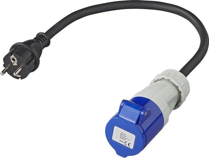 Immagine prodotto ProPlus Cavo adattatore 40cm 3x2,5mm² da spina Schuko a CEE