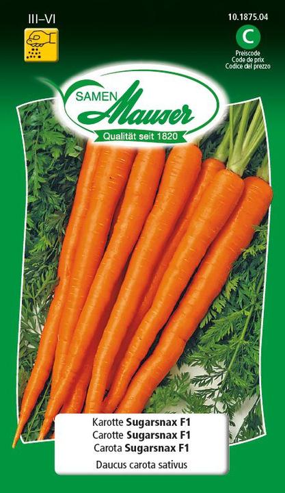 Image du produit Samen Mauser Carotte Sugasnax F1 (Graines de légumes)