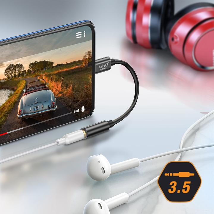 Actual product image LinQ USB-C /3.5mm jack adapter (USB Type C, 3.5mm jack)