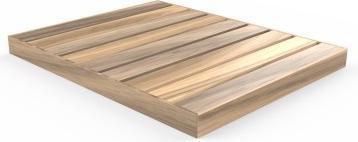Arkema Design Okume Holzboden Solardusche
