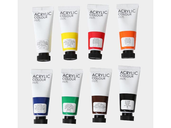 Produktbild I Am Creative Basic Acryl Set, Acrylfarben auf Wasserbasis (Bunt, 22 ml)