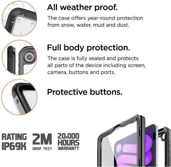 Image du produit Eiger Peak 3000 Case (iPad mini 2024 (7e génération), iPad mini 2021 (6e génération))