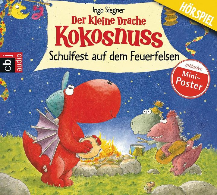 Actual product image The little dragon coconut - school party on the fire rock (Ingo Siegner, German)