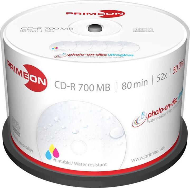 Image du produit Primeon Cd-R (50 x)