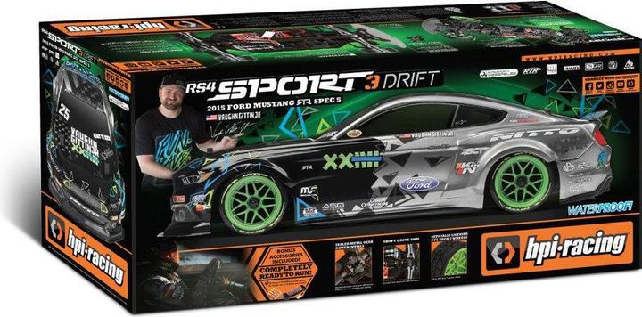 Produktbild HPI RS4 SPORT 3 Drift Mustang (RTR Ready-to-Run)