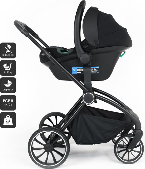 Produktbild BabyGo Harmony 3in1 Kombikinderwagen inkl. Babyschale