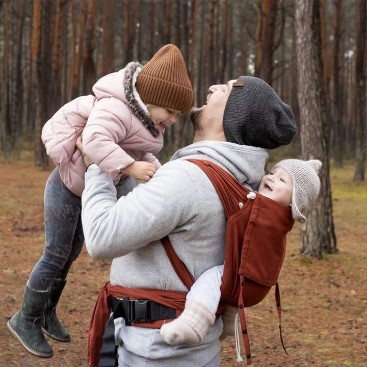 Actual product image Baby Carrier DidyKlick 4u Rusty Red