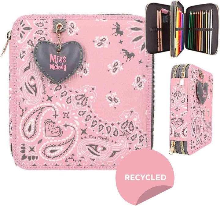 Actual product image Depesche Miss Melody 2-Fach Federtasche Bandana