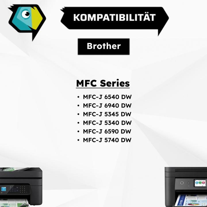 Produktbild Inkadoo Kompatibel Tinte für Brother LC-422XL (M, C, Y, BK)