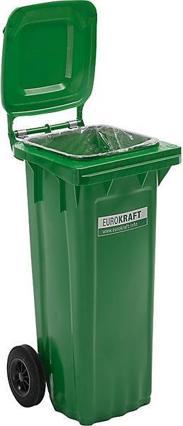 Actual product image eurokraft pro Large plastic waste garbage can, according to DIN EN 840 (80 l)