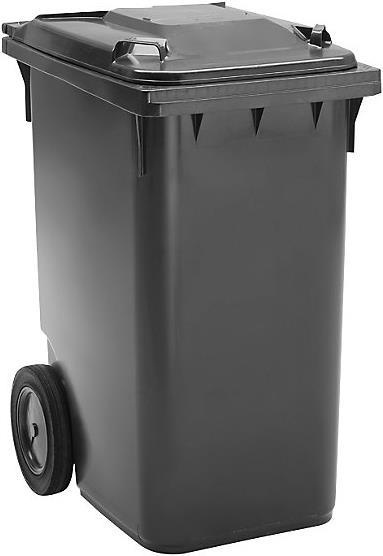 kaiserkraft Conteneur à déchets en plastique, conforme à la norme DIN EN 840 (360 l)