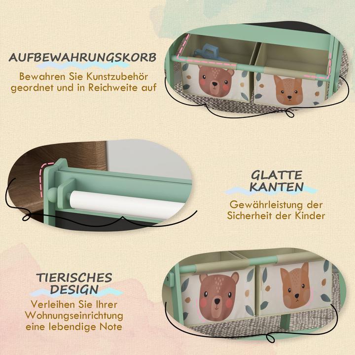 Actual product image Aiyaplay Children's board with paper roll and hanging bag