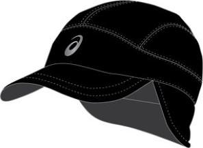 Actual product image ASICS Performance Winterized Cap Unisex Performance Black