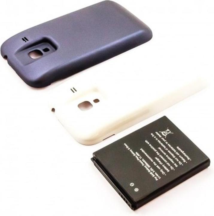 Immagine prodotto AccuCell Batteria Samsung Galaxy ACE 2, Samsung GT-I8160 con copertura aggiuntiva in bianco e blu scuro