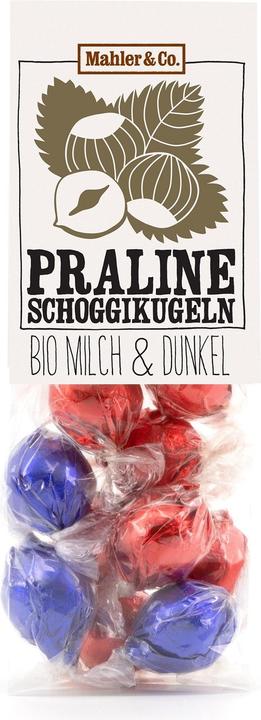 Produktbild Mahler & Co. Praliné Schoggikugeln Milch & Dunkel