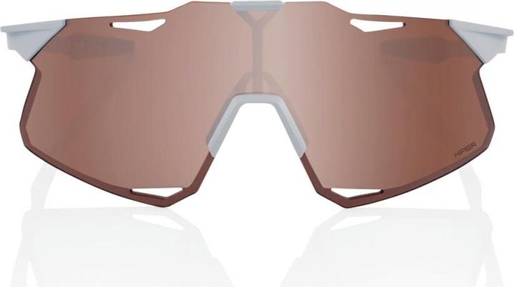 Actual product image 100% Hypercraft (Matte Stone Grey, Silver, laser crimson)