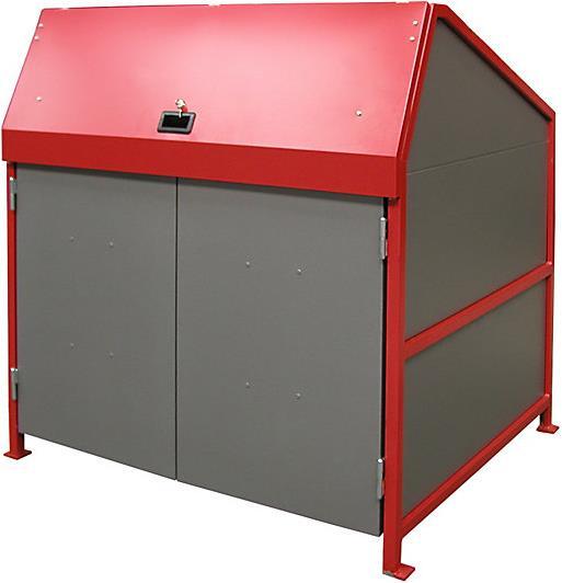 Actual product image eurokraft pro Garbage can enclosure