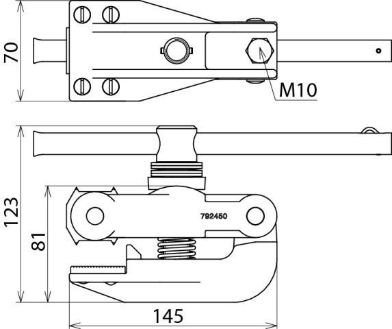 Actual product image Dehn Rail connection terminal w. removable 792451