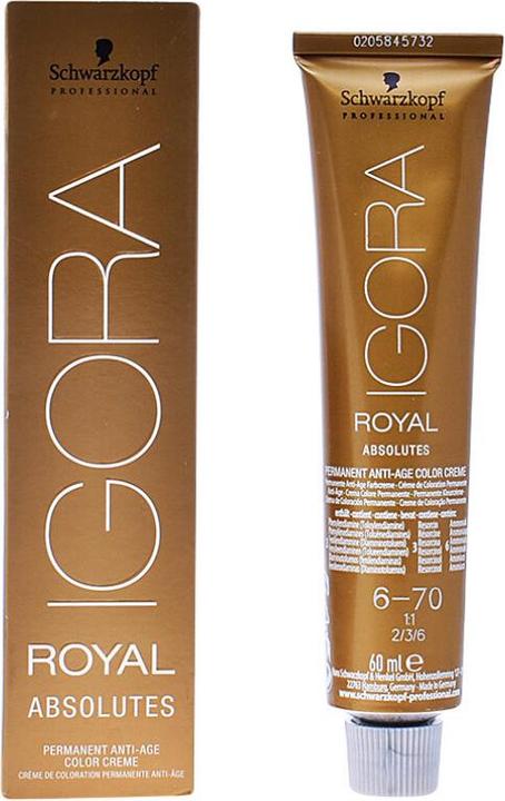 Immagine prodotto Schwarzkopf Professional Igora Royal Absolutes Age Blend Età Reale Assoluti (6-70 Biondo scuro rame naturale)