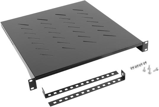 Lanberg 19 " fester Boden 1U Rack-483x500mm schwarz
