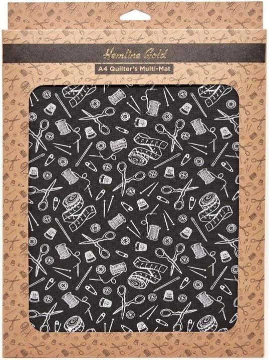 Hemline Gold Schneideunterlage + Mappe