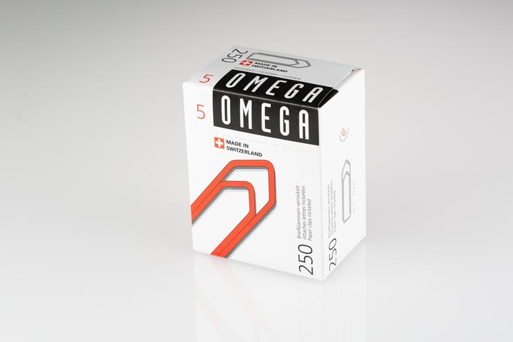 Actual product image Omega Büroklammern (250 x)