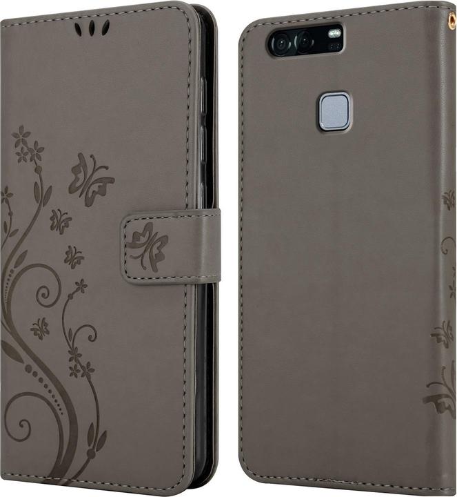 Actual product image Cadorabo Flower Book Cover (Huawei P9 Plus)