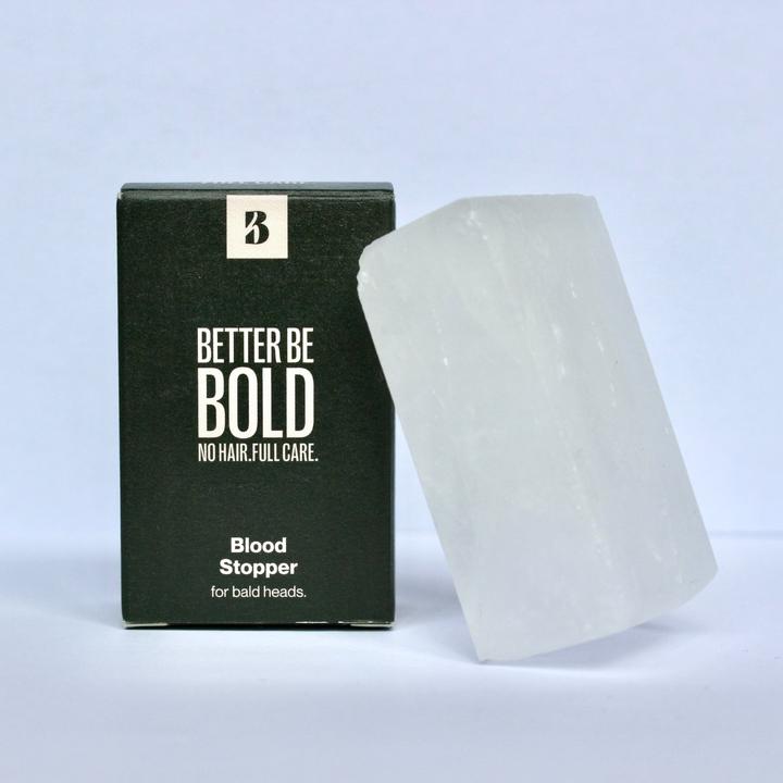 Image du produit Better be bold Blood Stopper for bald heads | Pierre d'alun (75 ml, Gel de rasage)